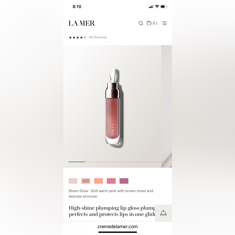 La Mer The lip Volumizer Sheer Glow